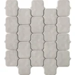 Pukka Tile Gümüş Horizon Porselen Mozaik