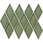 Pukka Tile Yeşil Harlequin Porselen Mozaik