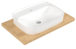 Serel Nita Köşeli Batarya Delikli Lavabo 46x60