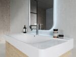 Turkuaz Yeni Mona Etajerli Lavabo 60x45 cm - Görsel 4