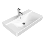 Turkuaz Yeni Mona Etajerli Lavabo 80x45 cm