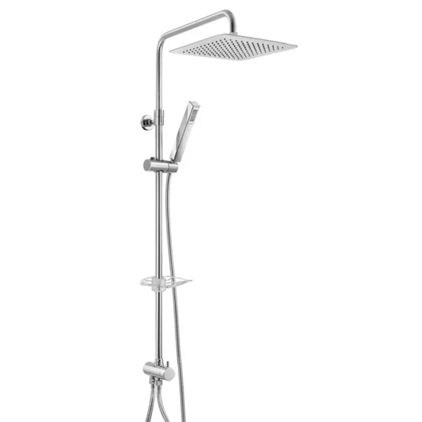 ECA Life Teleskobik Kolonlu Duş Sistemi 250X250, Krom