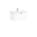 VitrA Root Classic Lavabo Dolabı, 80 cm, Bir Çekmeceli, Klasik Lavabo, Mat Beyaz