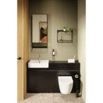 VitrA Archiplan Ayna, 45 cm, Raflı, Metal, Siyah - Görsel 3