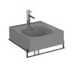VitrA Equal Lavabo Ünitesi, 40 cm, Gri Lavabolu, Havluluklu - Görsel 3