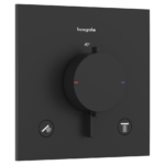 Hansgrohe Ecostat Comfort E Gizli Montaj Termostatı, 2 Çıkışlı, Mat Siyah
