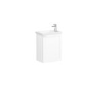 VitrA Root Classic Lavabo Dolabı, 45 cm, Bir Kapaklı, Dar, Köşeli Lavabo, Mat Beyaz, Sağ - Görsel 3