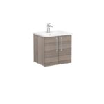 VitrA Root Flat Lavabo Dolabı, 60 cm, İki Kapaklı, Köşeli Lavabo, Cordoba - Görsel 2