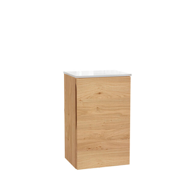 VitrA Origin Yan Ünite, 30 cm, Bir Kapaklı, Açık Meşe