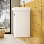 VitrA Sento Lavabo Dolabı, 50 cm, Bir Kapaklı, Dar, Aydınlatmalı, Mat Beyaz, Sağ - Görsel 8