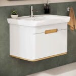 VitrA Sento Lavabo Dolabı, 80 cm, Bir Çekmeceli, Aydınlatmalı, Mat Beyaz - Görsel 6