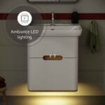 VitrA Sento Lavabo Dolabı, 65 cm, İki Çekmeceli, Aydınlatmalı, Mat Beyaz - Görsel 10