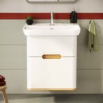 VitrA Sento Lavabo Dolabı, 65 cm, İki Çekmeceli, Aydınlatmalı, Mat Beyaz - Görsel 6