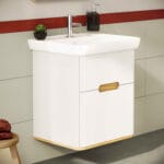 VitrA Sento Lavabo Dolabı, 65 cm, İki Çekmeceli, Aydınlatmalı, Mat Beyaz - Görsel 16