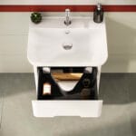 VitrA Sento Lavabo Dolabı, 65 cm, İki Çekmeceli, Aydınlatmalı, Mat Beyaz - Görsel 8