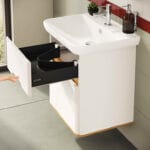 VitrA Sento Lavabo Dolabı, 65 cm, İki Çekmeceli, Aydınlatmalı, Mat Beyaz - Görsel 14