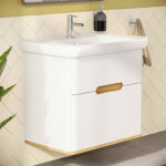 VitrA Sento Lavabo Dolabı, 80 cm, İki Çekmeceli, Aydınlatmalı, Mat Beyaz - Görsel 18