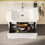 VitrA Sento Lavabo Dolabı, 80 cm, İki Çekmeceli, Aydınlatmalı, Mat Beyaz - Görsel 9
