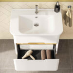 VitrA Sento Lavabo Dolabı, 80 cm, İki Çekmeceli, Aydınlatmalı, Mat Beyaz - Görsel 12
