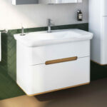 VitrA Sento Lavabo Dolabı, 100 cm, İki Çekmeceli, Aydınlatmalı, Mat Beyaz - Görsel 10