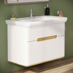 VitrA Sento Lavabo Dolabı, 100 cm, İki Çekmeceli, Aydınlatmalı, Mat Beyaz - Görsel 17