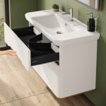 VitrA Sento Lavabo Dolabı, 100 cm, İki Çekmeceli, Aydınlatmalı, Mat Beyaz - Görsel 19