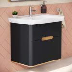 VitrA Sento Lavabo Dolabı, 80 cm, İki Çekmeceli, Aydınlatmalı, Mat Antrasit - Görsel 22