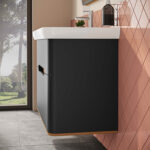 VitrA Sento Lavabo Dolabı, 100 cm, İki Çekmeceli, Aydınlatmalı, Mat Antrasit - Görsel 19