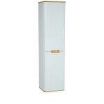 VitrA Sento Boy Dolabı, 40 cm, İki Kapaklı, Çamaşır Sepetli, Prizli, Mat Beyaz, Sağ