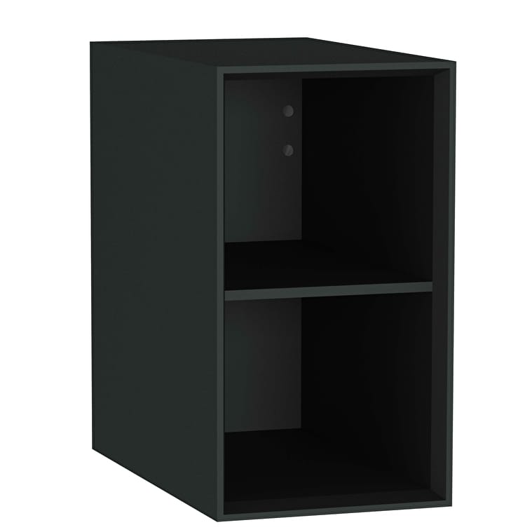 61270_d43a6af565117a14cd4687d97f21186b1d674c93-1.jpg VitrA Frame Açık Ünite, 30 cm, Raflı, Mat Soft Siyah - Görsel 1