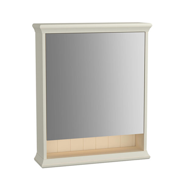 VitrA Valarte Dolaplı Ayna, 65 cm, Bir Kapaklı, Mat Fildişi, Sol