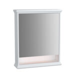 VitrA Valarte Dolaplı Ayna, 65 cm, Bir Kapaklı, Mat Beyaz, Sağ