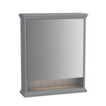 VitrA Valarte Dolaplı Ayna, 65 cm, Bir Kapaklı, Mat Gri, Sağ