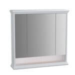 VitrA Valarte Dolaplı Ayna, 80 cm, Üç Kapaklı, Mat Beyaz