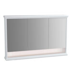 VitrA Valarte Dolaplı Ayna, 120 cm, Üç Kapaklı, Mat Beyaz
