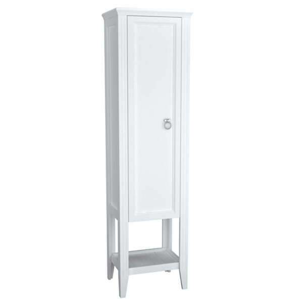VitrA Valarte Boy Dolabı, 55 cm, Bir Kapaklı, Mat Beyaz, Sol