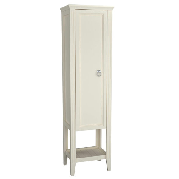 VitrA Valarte Boy Dolabı, 55 cm, Bir Kapaklı, Mat Fildişi, Sol