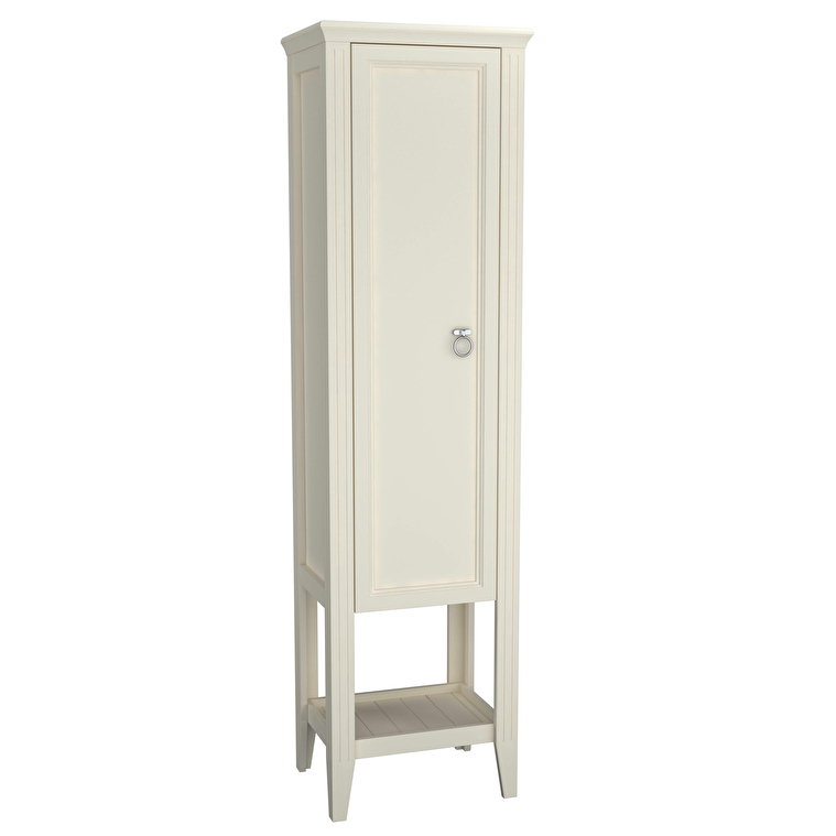 62242_d04ca83ead61d33e9d1a0364ba1c1e5af738ef82-1.jpg VitrA Valarte Boy Dolabı, 55 cm, Bir Kapaklı, Mat Fildişi, Sol - Görsel 1