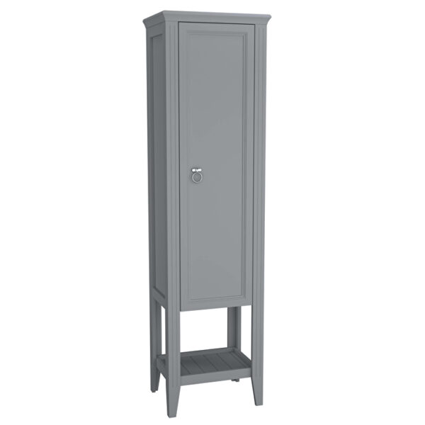 VitrA Valarte Boy Dolabı, 55 cm, Bir Kapaklı, Mat Gri, Sağ