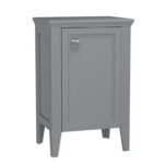 VitrA Valarte Yan Ünite, 55 cm, Bir Kapaklı, Mat Gri, Sağ