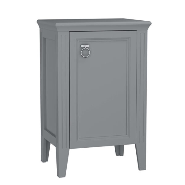 VitrA Valarte Yan Ünite, 55 cm, Bir Kapaklı, Mat Gri, Sağ