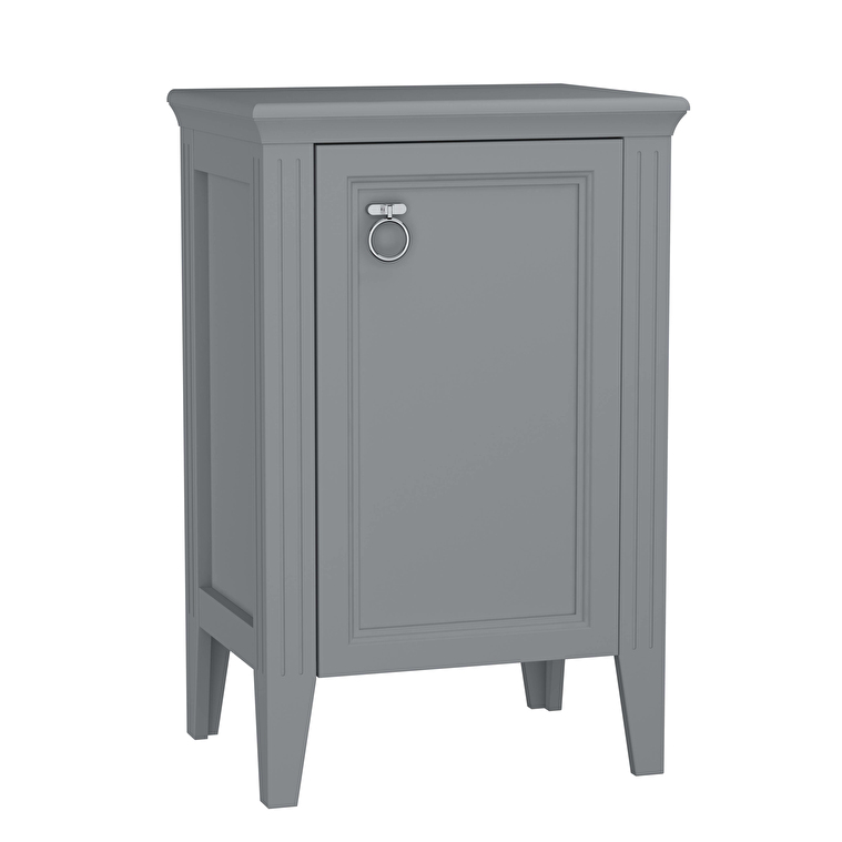 62250_98cfbcb6117ebefb77d931dcbd47dc826453e2e3-1.jpg VitrA Valarte Yan Ünite, 55 cm, Bir Kapaklı, Mat Gri, Sağ - Görsel 1
