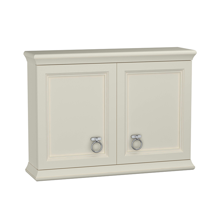 62257_104d6544664881b933333f8e9e2e171b5d2582c3-1.jpg VitrA Valarte Üst Ünite, 75 cm, İki Kapaklı, Mat Fildişi - Görsel 1