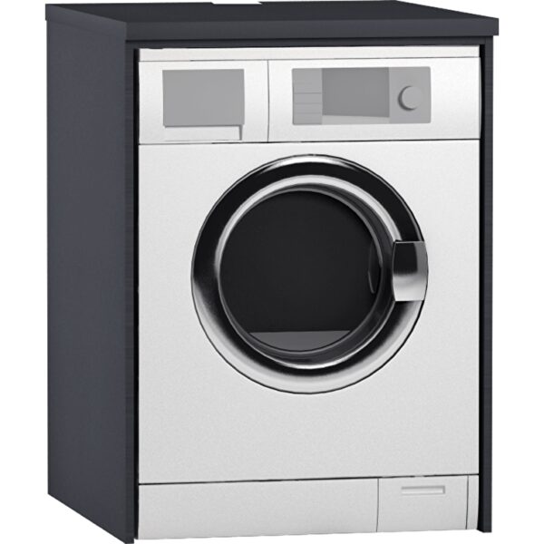 VitrA Çamaşır Makinesi Ünitesi Demonte, 70 cm, U-Oyuklu, Parlak Antrasit