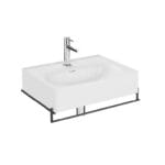 VitrA Equal Lavabo Ünitesi, 60 cm, Beyaz Lavabolu, Havluluklu