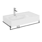 VitrA Equal Lavabo Ünitesi, 80 cm, Beyaz Lavabolu, Havluluklu