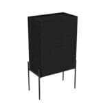 VitrA Equal Yan Ünite, 45 cm, Kapaklı, Hareli Siyah Meşe, Sağ - Görsel 2