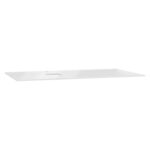 VitrA Origin Üst Tezgah, 90 cm, Cam, Armatür Delikli, Sol Sifon Delikli, Beyaz
