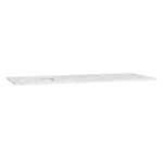VitrA Origin Üst Tezgah, 120 cm, Neolith, Armatür Deliksiz, Sol Sifon Delikli, Calacatta Silk