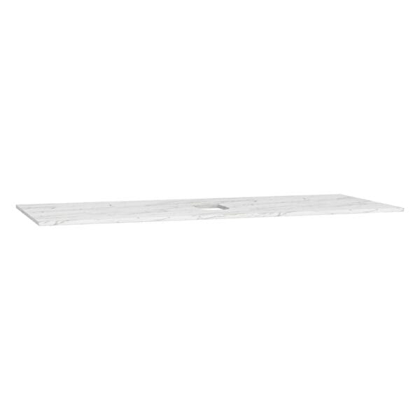 VitrA Origin Üst Tezgah, 120 cm, Neolith, Armatür Deliksiz, Orta Sifon Delikli, Calacatta Silk